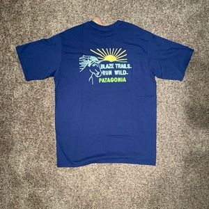 NWT Patagonia Men’s Responsibill-Tee Blaze Trails Shirt, size Medium